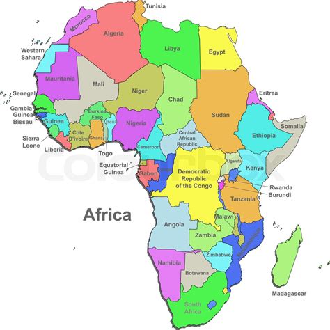 afrika kort